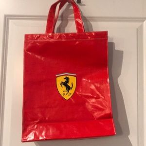 Ferrari tote. Classic Ferrari red.